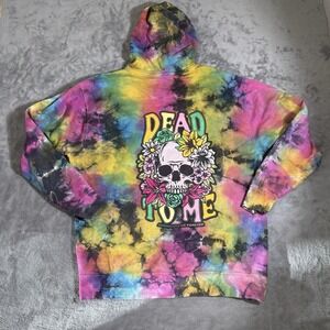 As*holes Live Forever Dead to Me Tie Dye Hoodie Sweatshirt - Size XL
